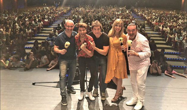 Sebas Maspons, Blas Cantó, Manel Fuentes, Patricia Imaz e Isidro Montalvo. Sebas Maspons, Blas Cantó, Manel Fuentes, Patricia Imaz e Isidro Montalvo.