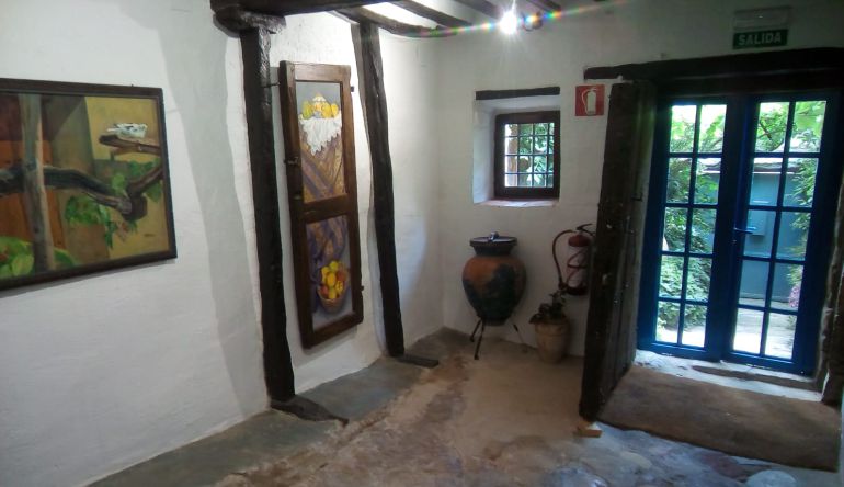 Estancia de entrada al edificio de la Fundación García y Chico. Estancia de entrada al edificio de la Fundación García y Chico.