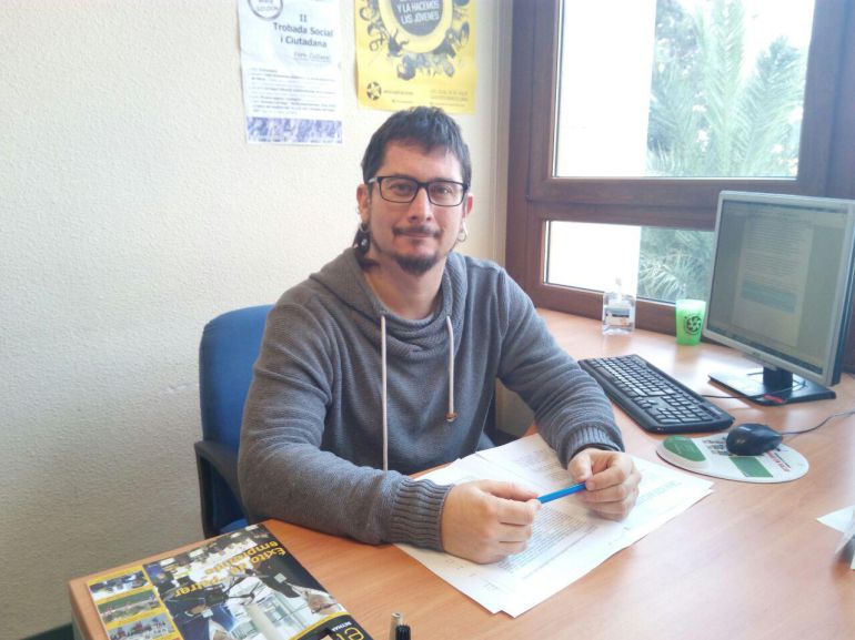 Sergi Cremades, portavoz de Si Podem Petrer Sergi Cremades, portavoz de Si Podem Petrer