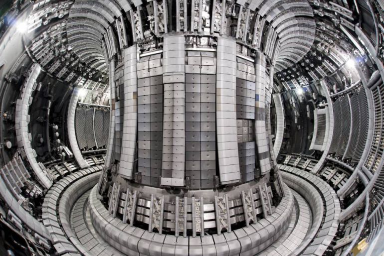 Interior del Reactor de Fusión europeo Jet, a las afueras de Oxford. Interior del Reactor de Fusión europeo Jet, a las afueras de Oxford.