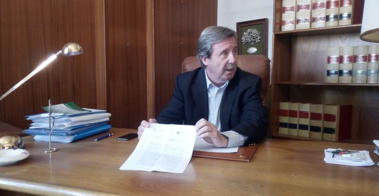 Miguel Ángel García Anguita en una de sus últimas comparecencias ante los medios de comunicación. Miguel Ángel García Anguita en una de sus últimas comparecencias ante los medios de comunicación.