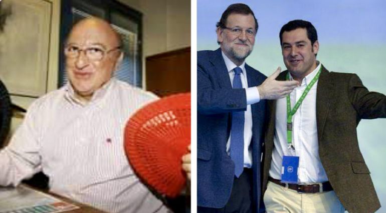 Raúl Sender y Moreno Bonilla en una imagen de archivo junto a Rajoy Raúl Sender y Moreno Bonilla en una imagen de archivo junto a Rajoy