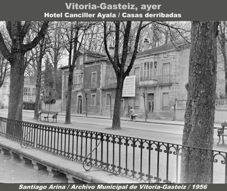 Casas derribadas para construir el Hotel Casas derribadas para construir el Hotel