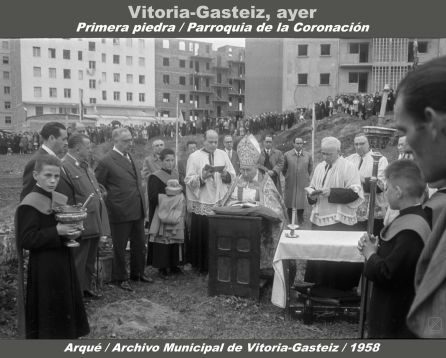 Primera piedra de la parroquia Primera piedra de la parroquia