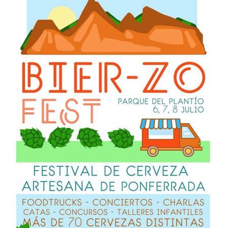 Cartel informativo Bierzo Fest Cartel informativo Bierzo Fest