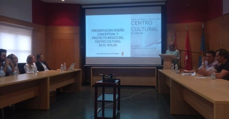 Presentación del proyecto básico del Centro Cultural de El Molar Presentación del proyecto básico del Centro Cultural de El Molar