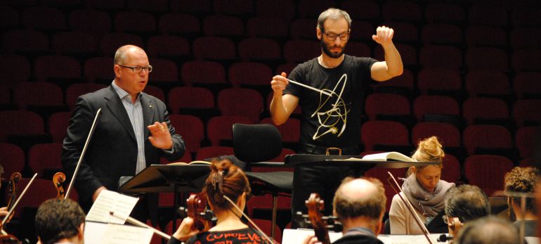 Ensayo de la Sinfónica de Galicia Ensayo de la Sinfónica de Galicia