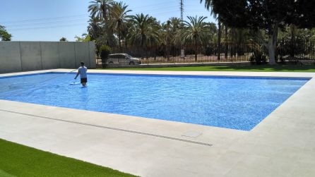 Piscina de Palmerales tras las obras Piscina de Palmerales tras las obras