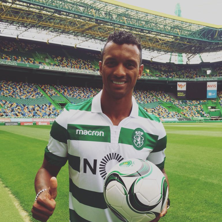 Nani, en su regreso al Sporting de Portugal. Nani, en su regreso al Sporting de Portugal.