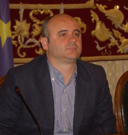 Fernando Romero, alcalde de Huete. Fernando Romero, alcalde de Huete.