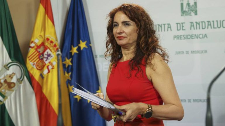 La nueva ministra de Hacienda del Gobierno de Pedro Sánchez, María Jesús Montero La nueva ministra de Hacienda del Gobierno de Pedro Sánchez, María Jesús Montero