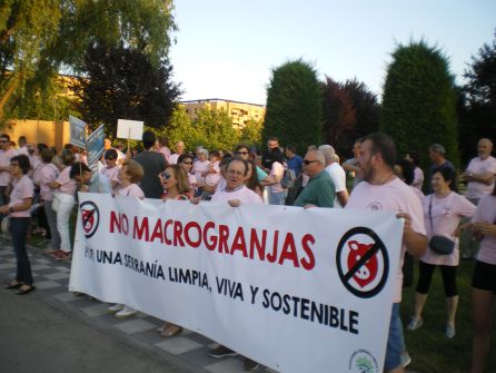 Concentración en Villalba contra la granja porcina en Zarzuela Concentración en Villalba contra la granja porcina en Zarzuela