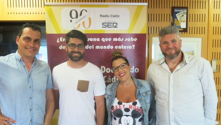 Sergio Marín, Víctor Aguilar, Carmen Jiménez Barea y Andrés Ramírez en el Doctorado Honoris Cádiz Sergio Marín, Víctor Aguilar, Carmen Jiménez Barea y Andrés Ramírez en el Doctorado Honoris Cádiz