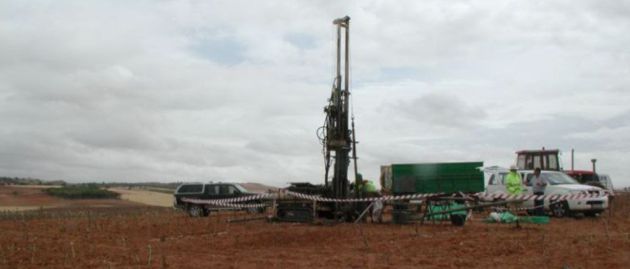 Obras en los terrenos destinados al ATC en Villar de Cañas, en Cuenca. Obras en los terrenos destinados al ATC en Villar de Cañas, en Cuenca.
