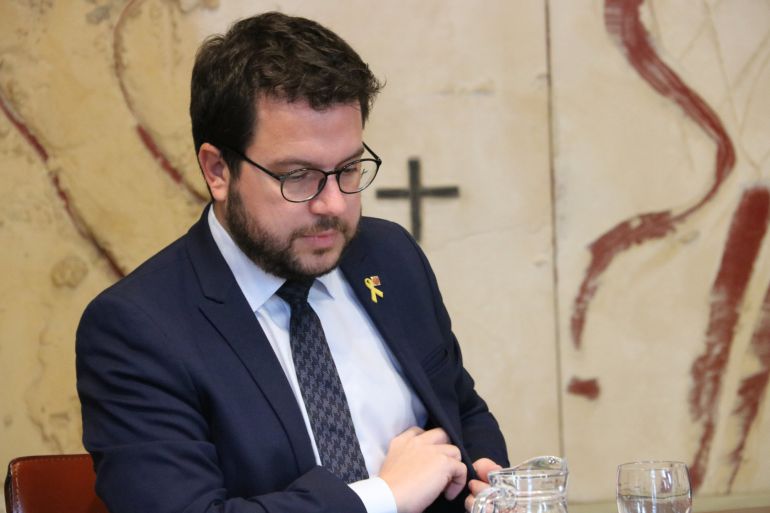 El vicepresidente de la Generalitat y conseller de Economía, Pere Aragonès El vicepresidente de la Generalitat y conseller de Economía, Pere Aragonès