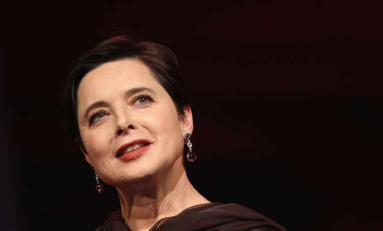 La actriz y modelo Isabela Rossellini en el festival de teatro La actriz y modelo Isabela Rossellini en el festival de teatro