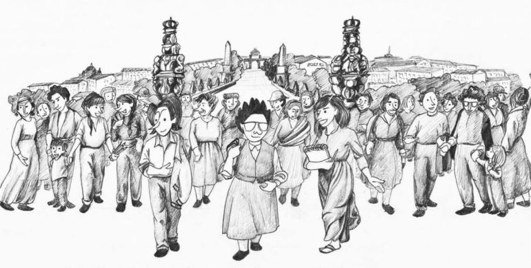 Ilustración de portada de 'Vida y Milagros en Carabanchel Bajo'. Ilustración de portada de 'Vida y Milagros en Carabanchel Bajo'.