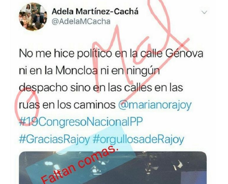 "Ningún padre quiere que sus políticos cometan faltas de ortografía" "Ningún padre quiere que sus políticos cometan faltas de ortografía"