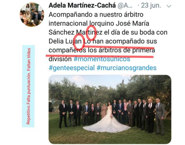 "Ningún padre quiere que sus políticos cometan faltas de ortografía" "Ningún padre quiere que sus políticos cometan faltas de ortografía"