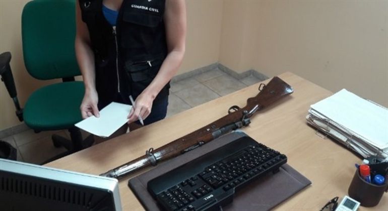 Un fusil de la Guerra Civil Un fusil de la Guerra Civil