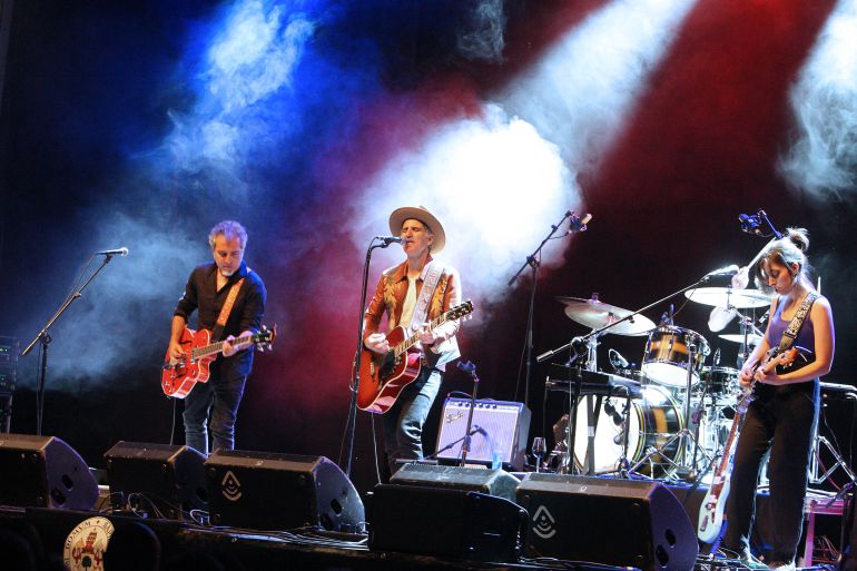 Mikel Erentxun actuando en el Estival 2018. Mikel Erentxun actuando en el Estival 2018.