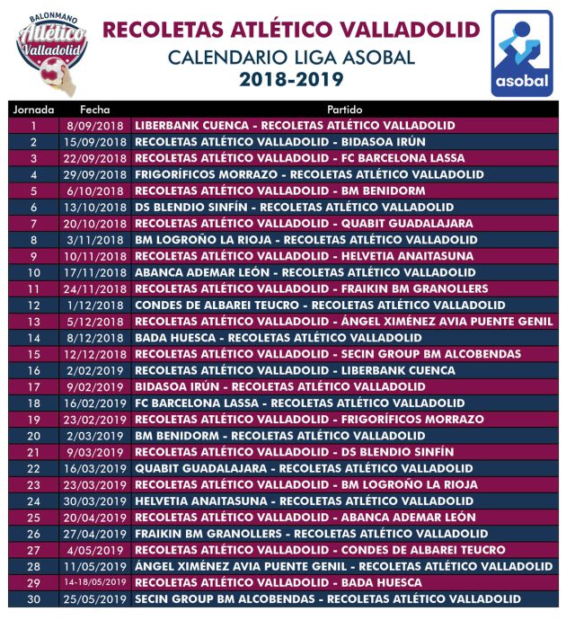 El Atlético empieza el 8 de septiembre en Cuenca: El Atlético Valladolid empieza el 8 de septiembre en Cuenca El Atlético empieza el 8 de septiembre en Cuenca: El Atlético Valladolid empieza el 8 de septiembre en Cuenca