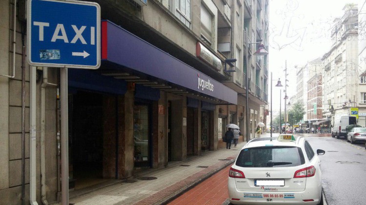 La huelga de taxis llegó a Pontevedra