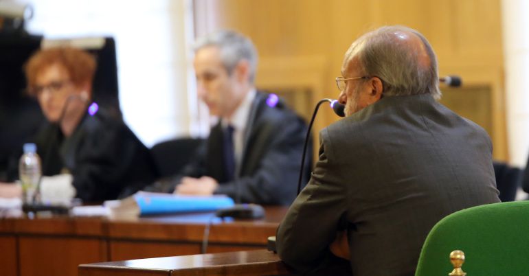 Imagen de Javier León de la Riva durante el juicio Imagen de Javier León de la Riva durante el juicio