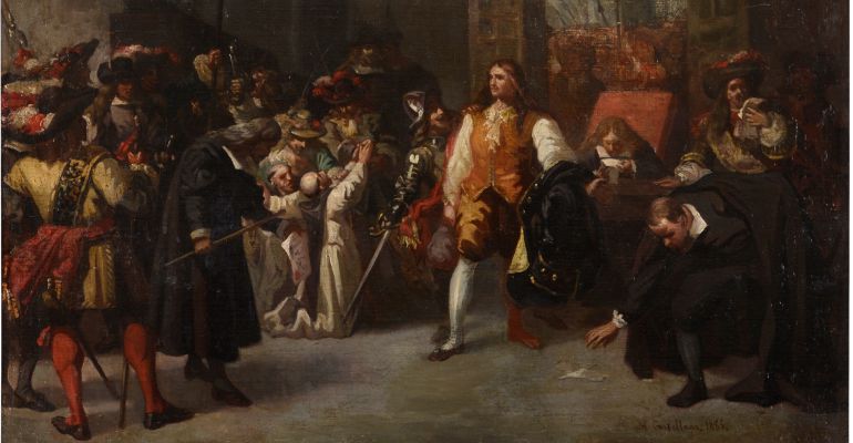 "Prisión de don Fernando de Valenzuela", de Manuel Castellano "Prisión de don Fernando de Valenzuela", de Manuel Castellano