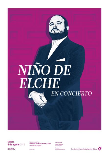 Cartel El Niño de Elche en concierto Cartel El Niño de Elche en concierto