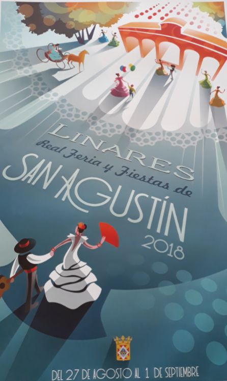 Cartel Oficial de la Real Feria de San Agustín. Cartel Oficial de la Real Feria de San Agustín.