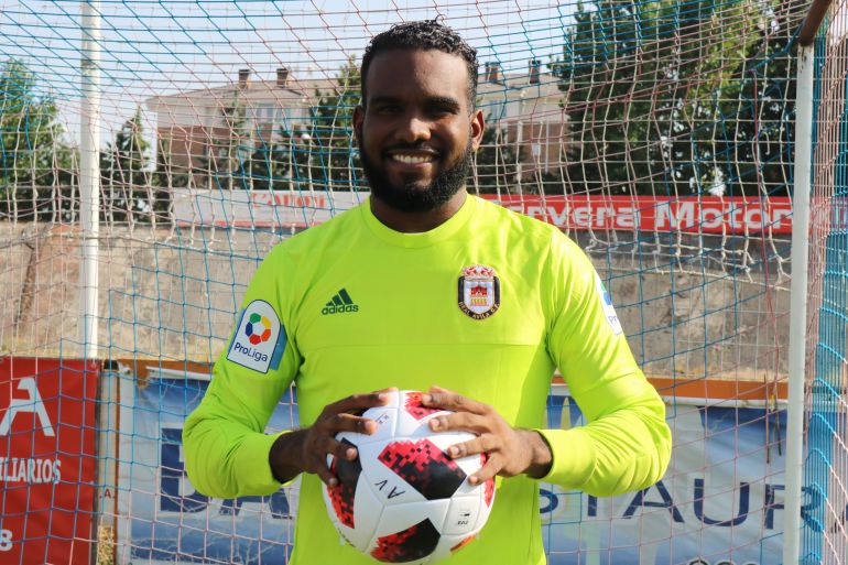 Johan Stick Guzmán de los Santos, protero del Real Ávila Johan Stick Guzmán de los Santos, protero del Real Ávila