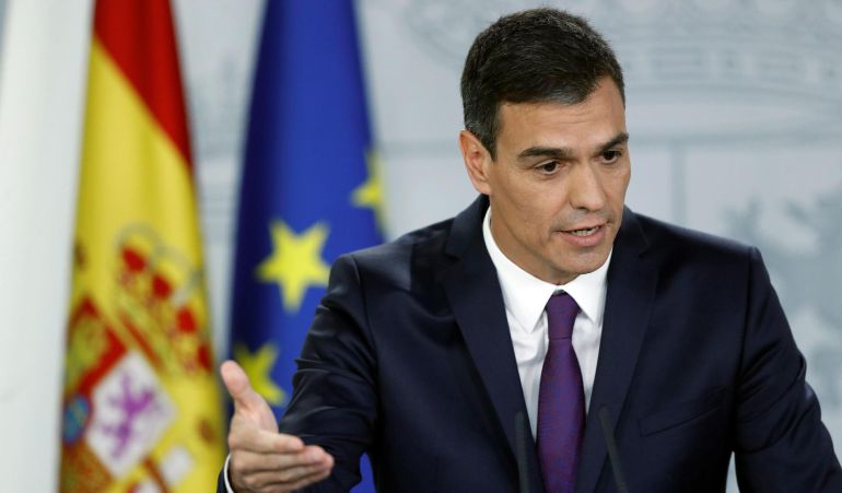 El presidente del gobierno, Pedro Sánchez, ha explicado los acuerdos adoptados en Consejo de Ministros El presidente del gobierno, Pedro Sánchez, ha explicado los acuerdos adoptados en Consejo de Ministros