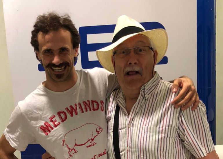 Oriol Pla i Jordi Banacolocha, als estudis de Ràdio Barcelona. Oriol Pla i Jordi Banacolocha, als estudis de Ràdio Barcelona.