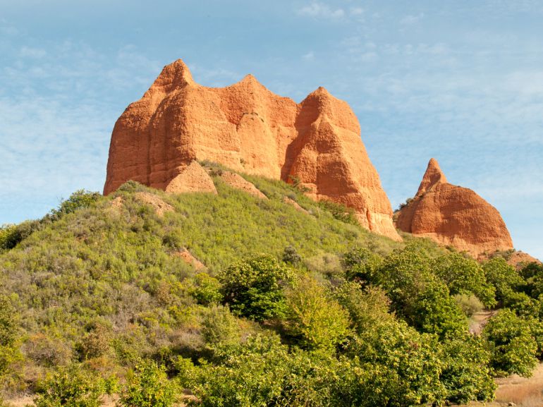 Cara y cruz para el proyecto del geoparque en Las Médulas Cara y cruz para el proyecto del geoparque en Las Médulas