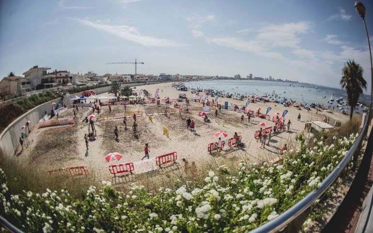 La playa de Levante de Cabo de Palos, escenario del Mastervoley - UPCT La Manga La playa de Levante de Cabo de Palos, escenario del Mastervoley - UPCT La Manga
