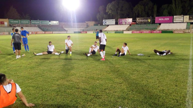 El Conquense, a la finalización del pasado partido en Toledo El Conquense, a la finalización del pasado partido en Toledo
