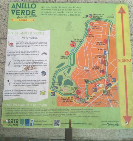Plano de las rutas verdes del pueblo Plano de las rutas verdes del pueblo