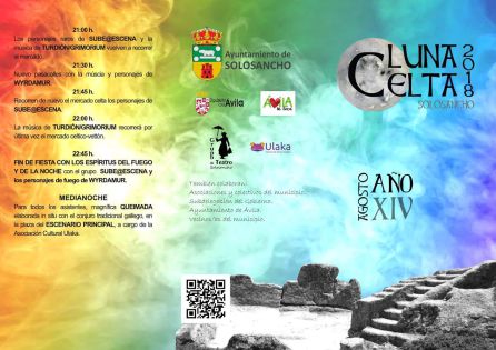 Programa de actividades de la XVI edición Luna Celta Programa de actividades de la XVI edición Luna Celta