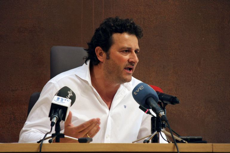 El alcalde de Villaquilambre, Manuel García, durante el pleno extraordinario sobre la Operación Enredadera El alcalde de Villaquilambre, Manuel García, durante el pleno extraordinario sobre la Operación Enredadera