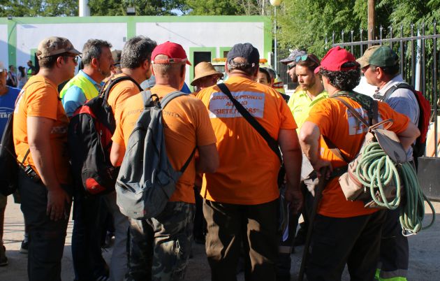 El grupo de pronto auxilio "Siete Fincas" coordina la búsqueda con efectivos del 112 El grupo de pronto auxilio "Siete Fincas" coordina la búsqueda con efectivos del 112