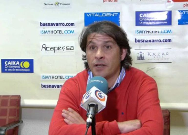 Miguel Ángel Mullor, entrenador de Ontinyent Miguel Ángel Mullor, entrenador de Ontinyent