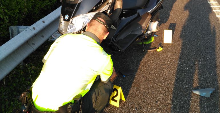 Accidente de moto Accidente de moto