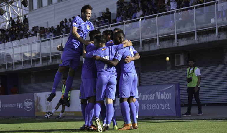 El 'Fuenla' se enfrentará al C.D. Guijuelo en la próxima jornada. El 'Fuenla' se enfrentará al C.D. Guijuelo en la próxima jornada.
