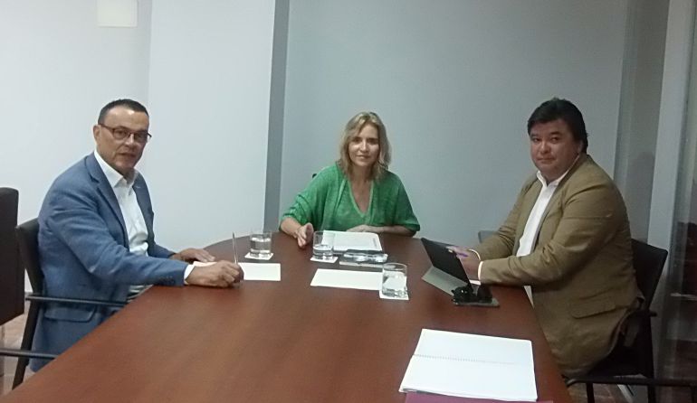 Ignacio Caraballo, Manuela Parralo y Gabriel Cruz Ignacio Caraballo, Manuela Parralo y Gabriel Cruz