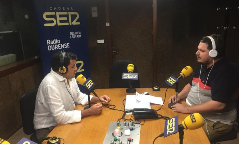 El portavoz provincial socialista en Radio Ourense El portavoz provincial socialista en Radio Ourense