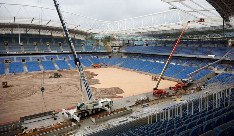 LaLiga inspeccionará las obras de Anoeta este lunes. LaLiga inspeccionará las obras de Anoeta este lunes.