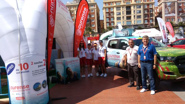 Un año más Ourense, presente en la Vuelta Ciclista a España, con un gran stand de promoción del termalismo de la provincia, por parte del INORDE, (Diputación Provincial de Ourense) Un año más Ourense, presente en la Vuelta Ciclista a España, con un gran stand de promoción del termalismo de la provincia, por parte del INORDE, (Diputación Provincial de Ourense)