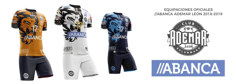 Imagen de las nuevas equipaciones del Ademar Imagen de las nuevas equipaciones del Ademar
