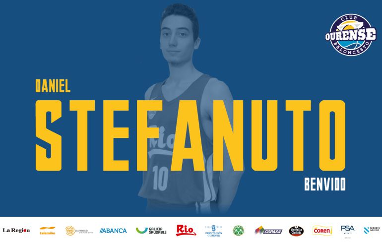 El Club Ourense Baloncesto, incorpora al primer equipo al escolta ourensano, Dani Stefanuto. El Club Ourense Baloncesto, incorpora al primer equipo al escolta ourensano, Dani Stefanuto.